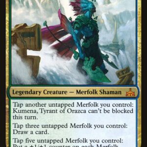 Rivals of Ixalan - 162 - Kumena, Tyrant of Orazca - Mythic - UG - Non-foil