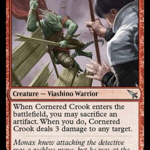 Murders at Karlov Manor - 120 - Cornered Crook - Uncommon - R - Non-foil