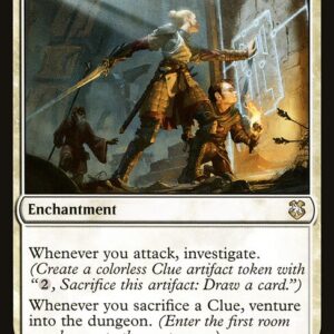 Forgotten Realms Commander - 12 - Thorough Investigation - Rare - W - Non-foil (Front)