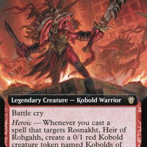 Dominaria United Commander - 75 - Rosnakht, Heir of Rohgahh - Rare - R - Foil