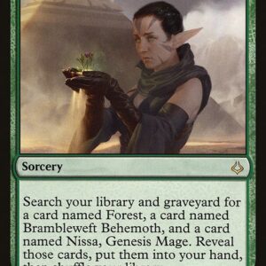 Hour of Devastation - 203 - Nissa's Encouragement - Rare - G - Non-foil