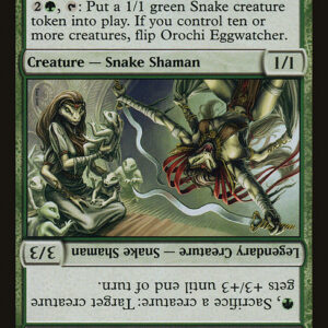 Champions of Kamigawa - 233 - Orochi Eggwatcher // Shidako, Broodmistress - Uncommon - G - Non-foil (Front)