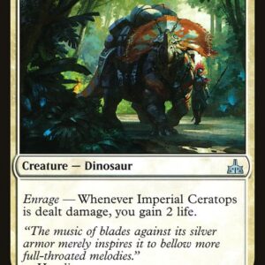 Rivals of Ixalan - 10 - Imperial Ceratops - Uncommon - W - Non-foil