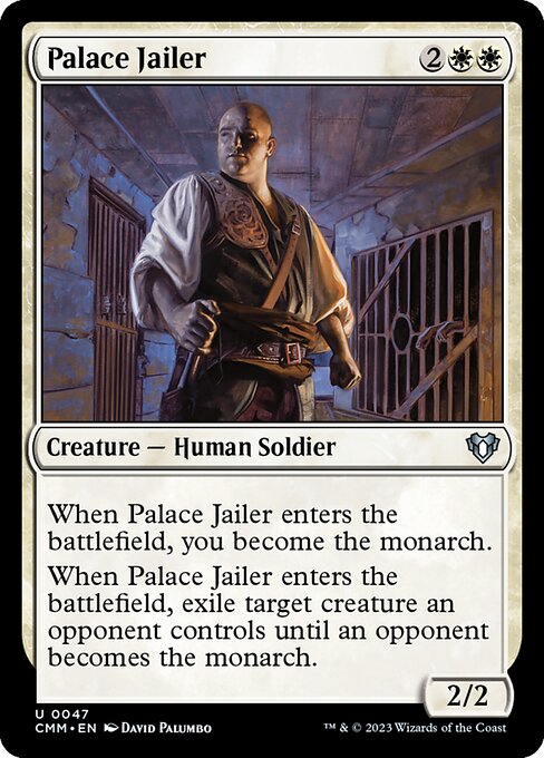 Commander Masters - 47 - Palace Jailer - Uncommon - W - Non-foil