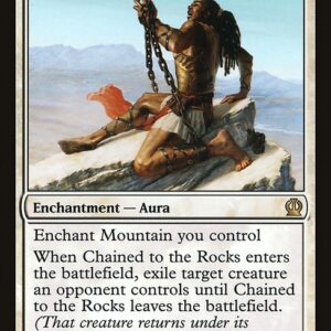 Theros - 4 - Chained to the Rocks - Rare - W - Non-foil (Front)