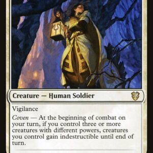 Midnight Hunt Commander - 9 - Stalwart Pathlighter - Rare - W - Non-foil (Front)