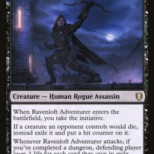 Commander Legends: Battle for Baldur's Gate - 142 - Ravenloft Adventurer - Rare - B - Non-foil
