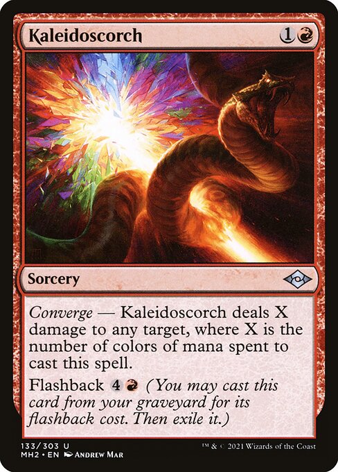 Modern Horizons 2 - 133 - Kaleidoscorch - Uncommon - R - Foil