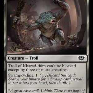 The Lord of the Rings: Tales of Middle-earth - 111 - Troll of Khazad-dûm - Common - B - Non-foil