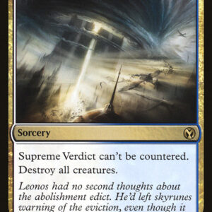 Iconic Masters - 210 - Supreme Verdict - Rare - WU - Non-foil