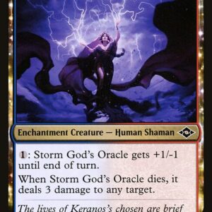 Modern Horizons 2 - 213 - Storm God's Oracle - Common - UR - Foil