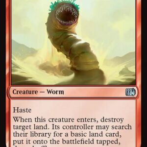 Final Fantasy - 155 - Sandworm - Uncommon - R - Foil