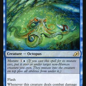 Ikoria: Lair of Behemoths - 66 - Sea-Dasher Octopus - Rare - U - Foil (Front)