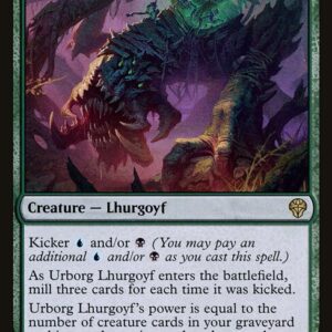 Dominaria United - 186 - Urborg Lhurgoyf - Rare - G - Foil