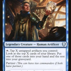 Commander Legends - 72 - Glacian, Powerstone Engineer - Uncommon - U - Non-foil