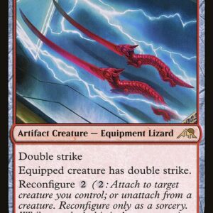 Kamigawa: Neon Dynasty - 153 - Lizard Blades - Rare - R - Foil