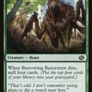 The Brothers' War - 173 - Burrowing Razormaw - Common - G - Foil