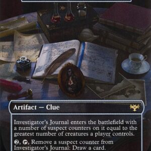 Innistrad: Crimson Vow - 345 - Investigator's Journal - Rare - C - Foil