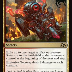 Aetherdrift - 202 - Explosive Getaway - Rare - WR - Non-foil