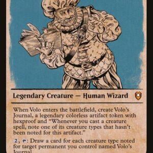 Commander Legends: Battle for Baldur's Gate - 388 - Volo, Itinerant Scholar - Mythic - U - Foil