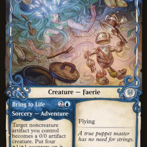 Throne of Eldraine - 280 - Animating Faerie // Bring to Life - Uncommon - U - Non-foil