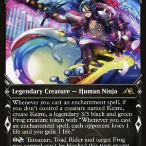 Kamigawa: Neon Dynasty - 345 - Tatsunari, Toad Rider - Rare - B - Foil