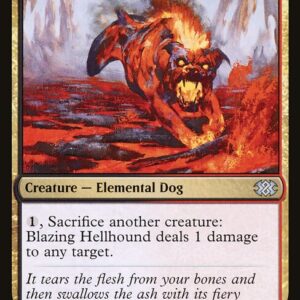 Double Masters 2022 - 183 - Blazing Hellhound - Uncommon - BR - Non-foil