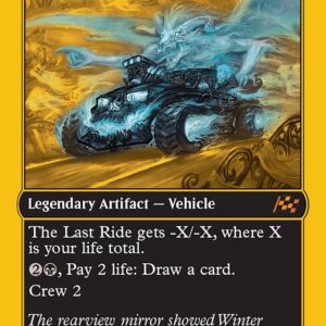 Aetherdrift - 451 - The Last Ride - Mythic - B - Foil