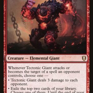 Commander Legends: Battle for Baldur's Gate - 808 - Tectonic Giant - Rare - R - Non-foil