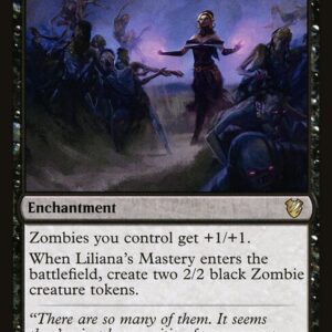 Midnight Hunt Commander - 123 - Liliana's Mastery - Rare - B - Non-foil (Front)