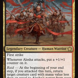 Foundations - 115 - Alesha, Who Laughs at Fate - Rare - BR - Non-foil