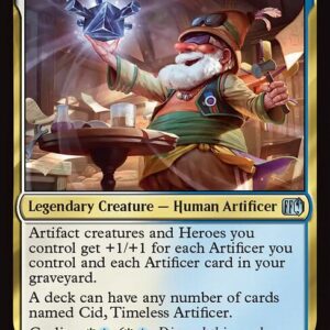 Final Fantasy - 408 - Cid, Timeless Artificer - Uncommon - WU - Foil