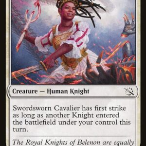 March of the Machine - 42 - Swordsworn Cavalier - Common - W - Non-foil