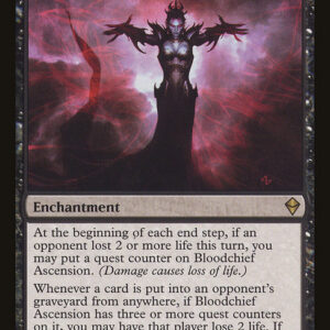 Zendikar - 82 - Bloodchief Ascension - Rare - B - Non-foil