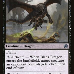 Adventures in the Forgotten Realms - 90 - Black Dragon - Uncommon - B - Non-foil