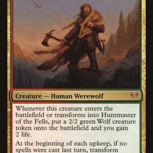 Dark Ascension - 140 - Huntmaster of the Fells // Ravager of the Fells - Mythic - C - Non-foil (Front)