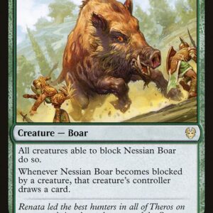 Theros Beyond Death - 181 - Nessian Boar - Rare - G - Foil