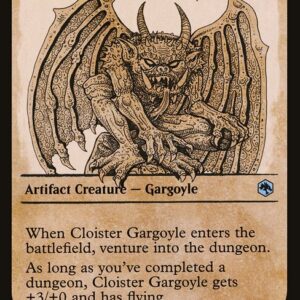 Adventures in the Forgotten Realms - 302 - Cloister Gargoyle - Uncommon - W - Non-foil