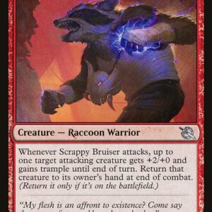 March of the Machine - 162 - Scrappy Bruiser - Uncommon - R - Foil