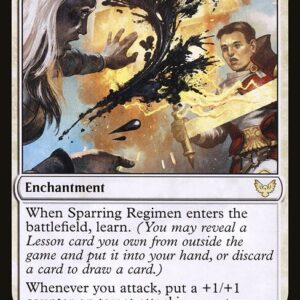 Strixhaven: School of Mages - 29 - Sparring Regimen - Rare - W - Foil