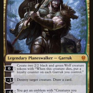 Throne of Eldraine - 191 - Garruk, Cursed Huntsman - Mythic - BG - Non-foil