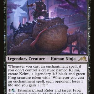 Kamigawa: Neon Dynasty - 123 - Tatsunari, Toad Rider - Rare - B - Foil
