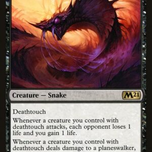 Core Set 2021 - 104 - Hooded Blightfang - Rare - B - Non-foil (Front)