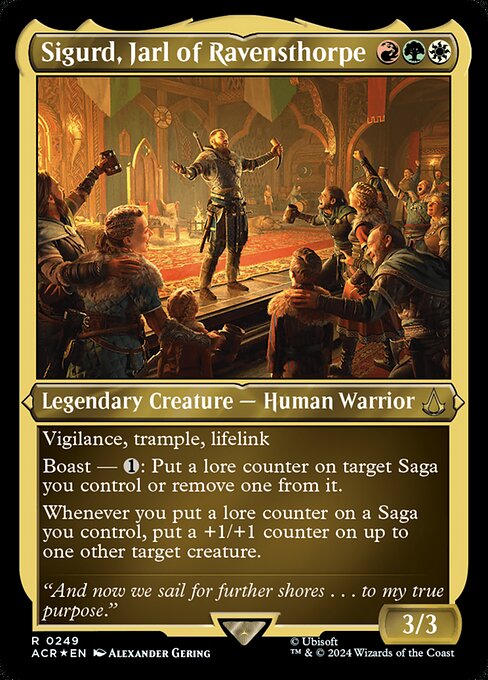 Assassin's Creed - 249 - Sigurd, Jarl of Ravensthorpe - Rare - Multi - Non-foil