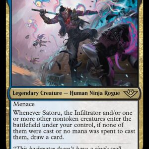 Outlaws of Thunder Junction - 230 - Satoru, the Infiltrator - Rare - UB - Non-foil