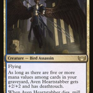Streets of New Capenna - 166 - Aven Heartstabber - Rare - UB - Foil