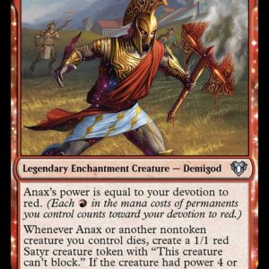 Commander Masters - 204 - Anax, Hardened in the Forge - Uncommon - R - Non-foil
