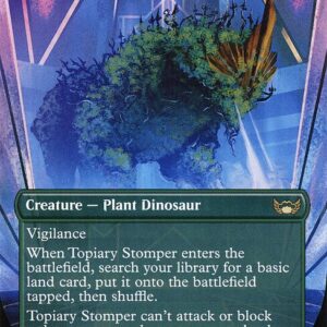 Streets of New Capenna - 290 - Topiary Stomper - Rare - G - Foil