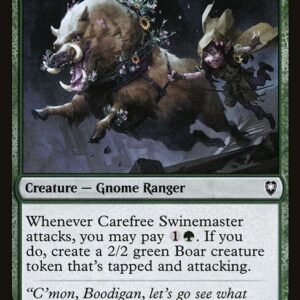 Commander Legends: Battle for Baldur's Gate - 219 - Carefree Swinemaster - Common - G - Non-foil