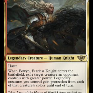 The Lord of the Rings: Tales of Middle-earth - 201 - Éowyn, Fearless Knight - Rare - WR - Non-foil
